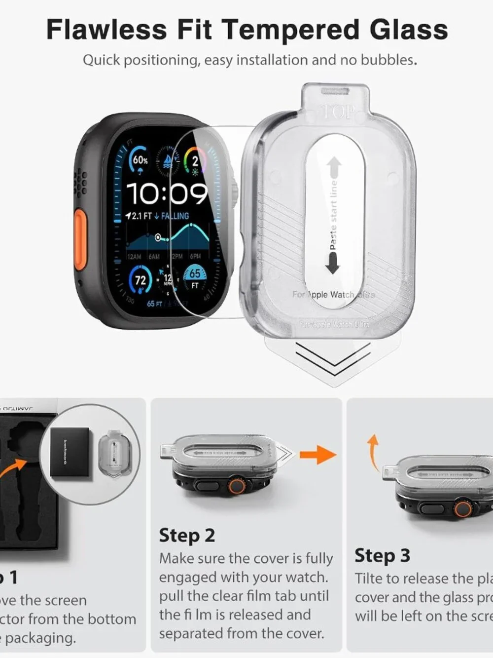 Rugged Case - Band for Apple Watch 49mm,Compatible with Apple Watch Ultra 3/2/1